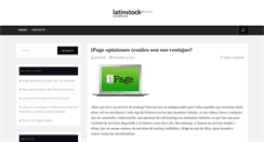 Desktop Screenshot of latinstock.es